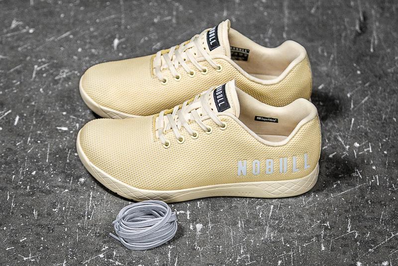 Men's Nobull Vanilla Trainers Light / Yellow | SG S2300G